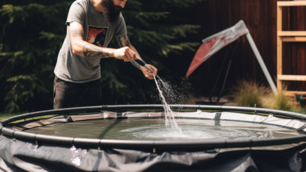 Comment nettoyer un trampoline ?